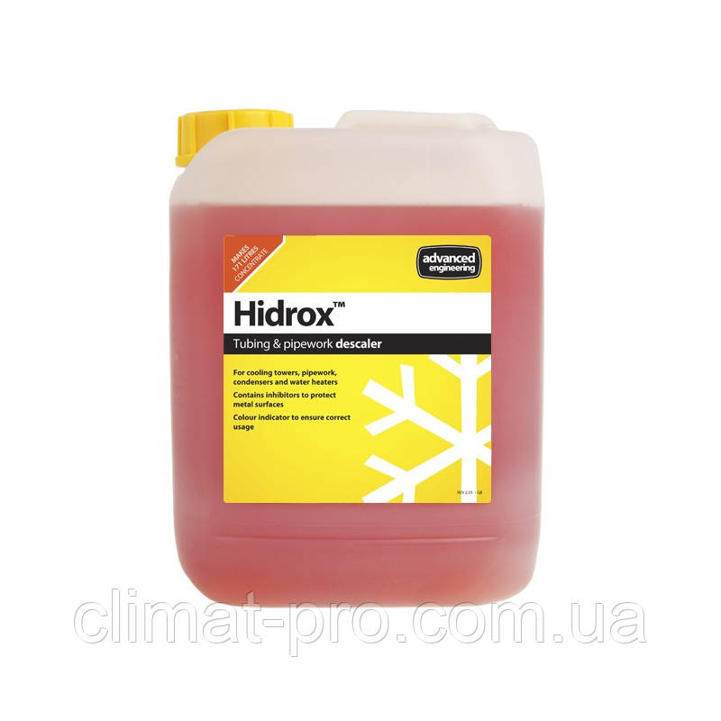 Засіб для видалення мінеральних відкладень Hidrox (5 л), Великобританія