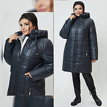 Жіноча зимова куртка Ніколетта в розмірах 52-62