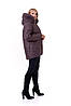 Стильна якісна жіноча зимова куртка із песцевої опушенням, фото 2
