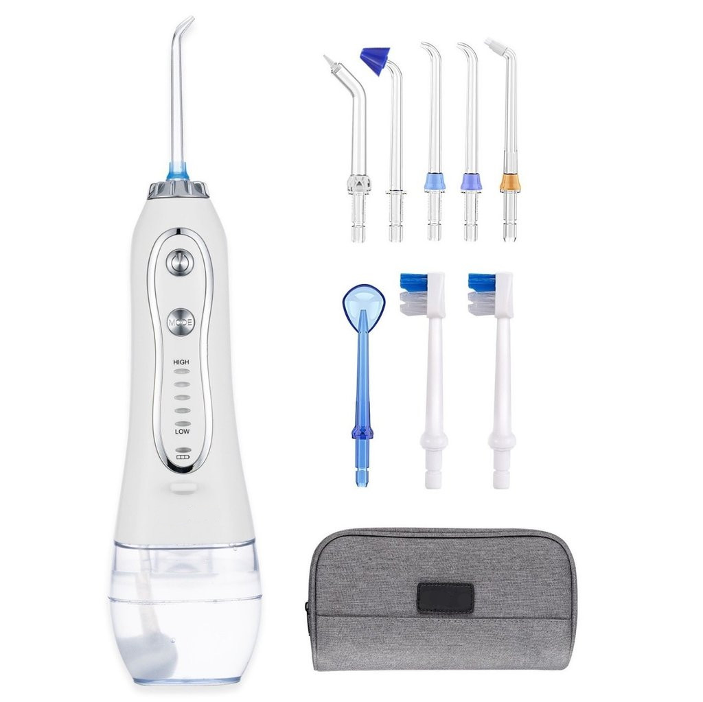 Іригатор для брекетів і чищення зубів Cordless Oral Irrigator Оральний іригатор порожнини рота 5 режимів 300 мл.