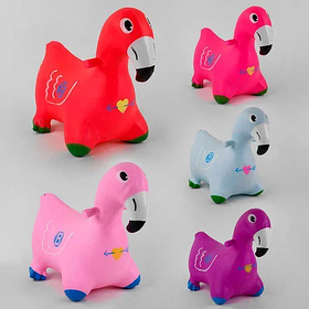 Стрибун гумовий Фламінго, 5 кольорів, вага 1300 грам, C44703