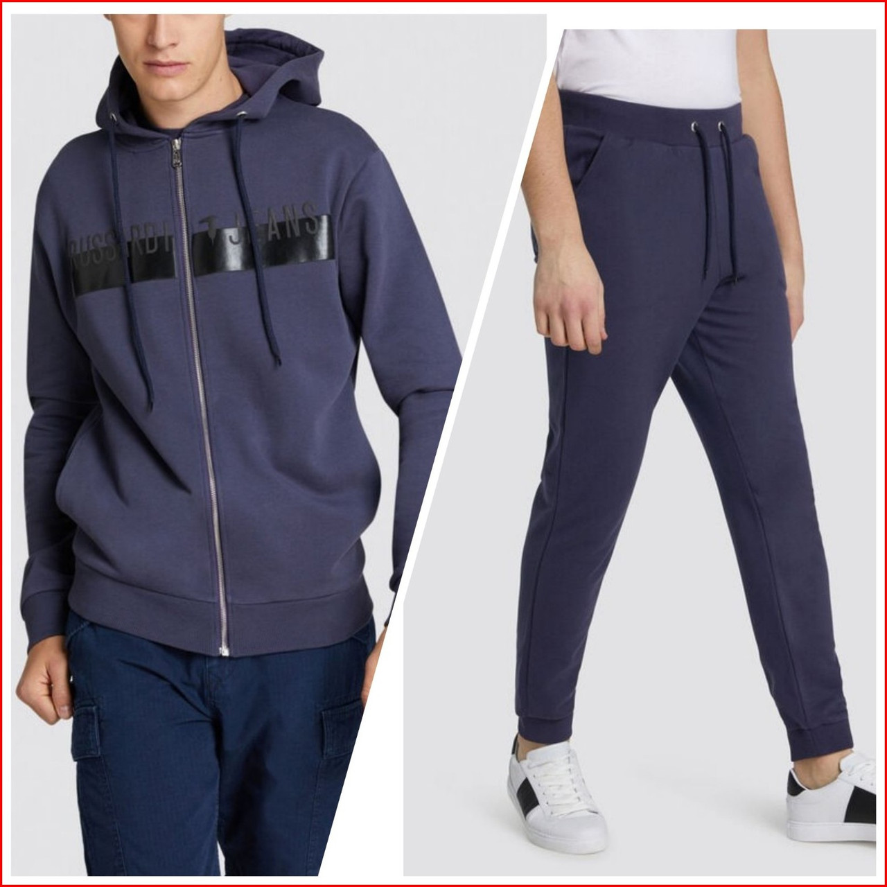Чоловічий спортивний костюм TRUSSARDI ОРИГІНАЛ (розмір S, M) синій