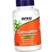 Куркумин NOW Curcumin 60 веган капсул