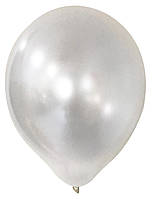 Латексна кулька Balonevi біла (M01) металік 10" (25 см.) 1шт.