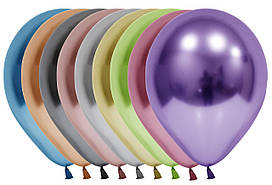 Латексна кулька Balonevi асорті (HAS01) хром 12" (30 см.) 50шт.