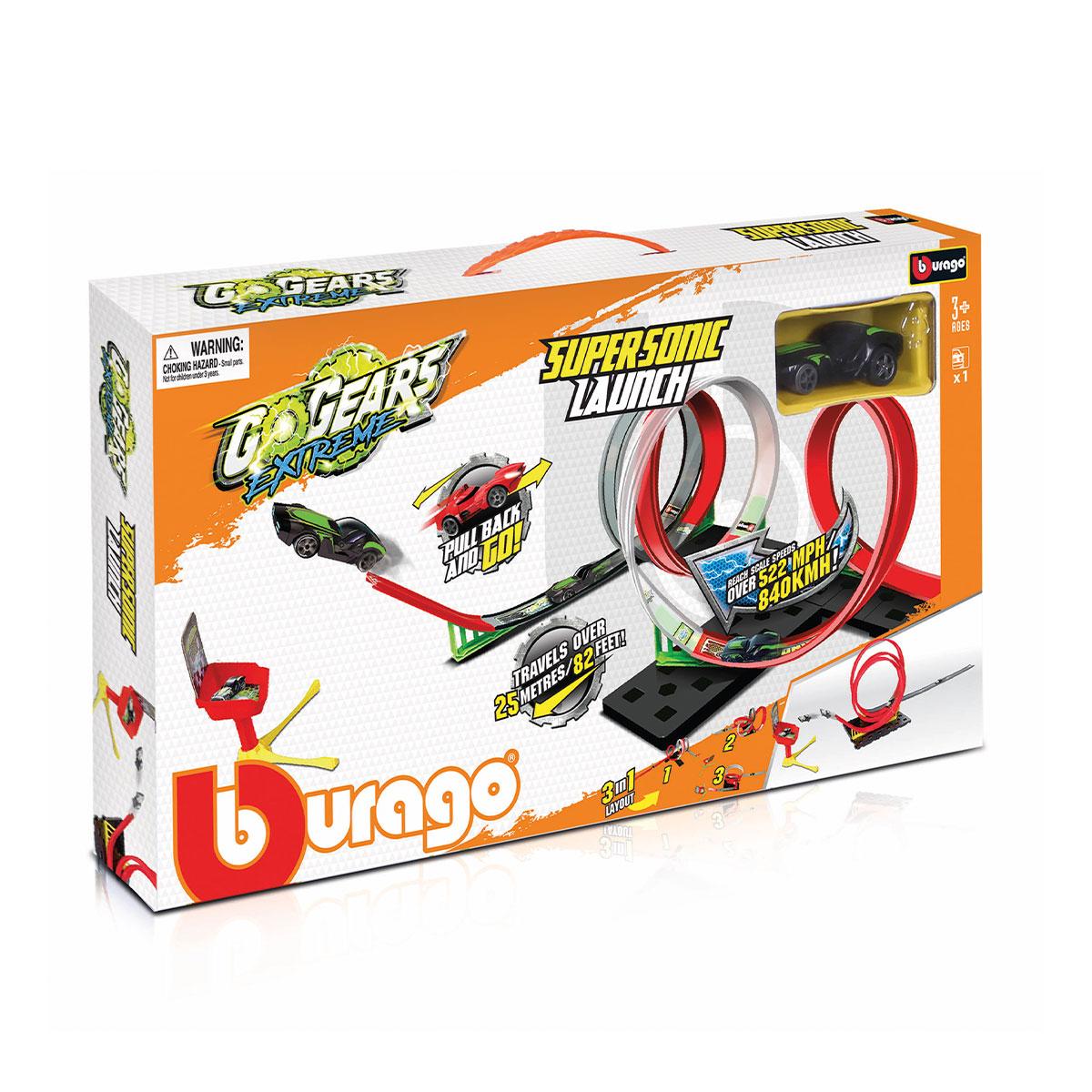 Игровой набор GoGears Extreme Сверхзвуковой запуск 3 в 1 Bburago 18-30533 - фото 1 - id-p1483101431