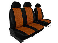 Универсальные авточехлы на сиденья Pok-ter Elit 1+2 Mercedes Vito w639 (2003-2014) с коричневой вставкой