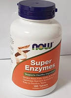 Ферменты энзимы NOW Super Enzymes 180 таблеток