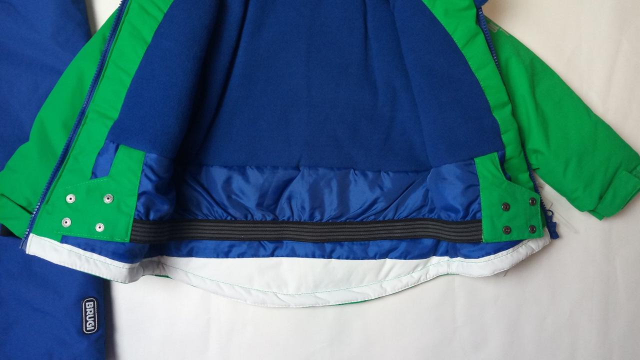 Зимний комплект курточка+ полукомбинезон для мальчика Brugi Италия YM1R зеленый 92-98 - фото 2 - id-p403144167