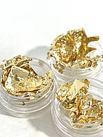 Поталь (фольга) для дизайну нігтів, золото