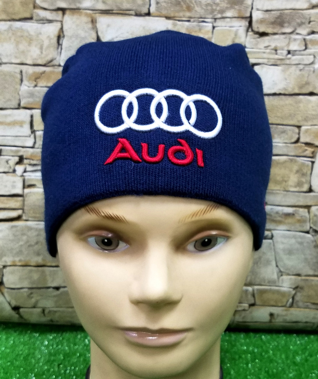 Шапка стильна ковпак AUDI RACING Sport Fleece
