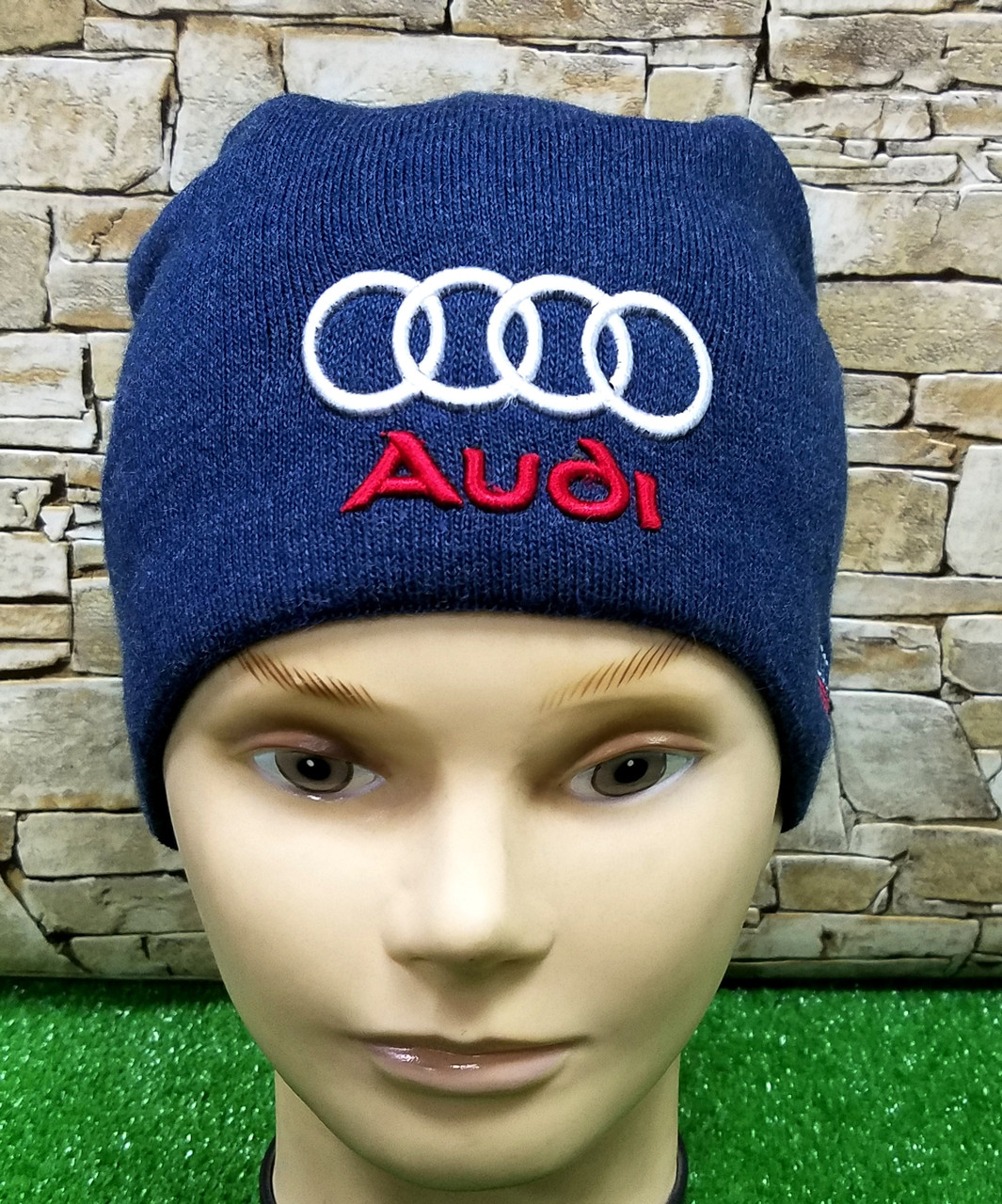 Шапка стильна ковпак AUDI RACING Sport Fleece