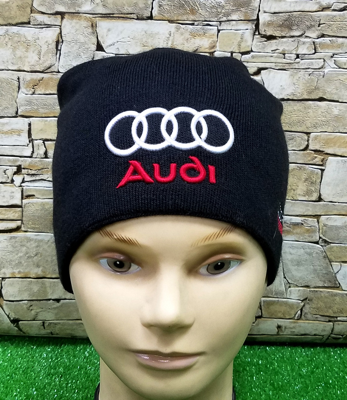 Шапка стильна ковпак AUDI RACING Sport Fleece