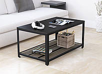Журнальний кавовий столик у стилі лофт V-105 Loft Design Венге Луїзіана