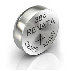 Батарейка для годинника RENATA R384 (SR41SW) V392, AG3, SR41W, 1.55V