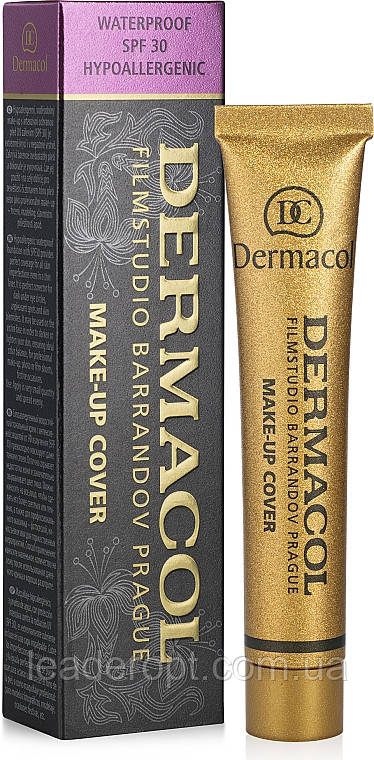 ОПТ Тональный крем Dermacol Дермакол Make-Up Cover SPF 2 с повышенными маскирующими свойствами - фото 4 - id-p1483137477