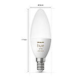 Розумна світлодіодна лампочка Philips Hue Color E14 470лм 40Вт 5.3 W ZigBee, Bluetooth, Apple HomeKit 1шт., фото 10