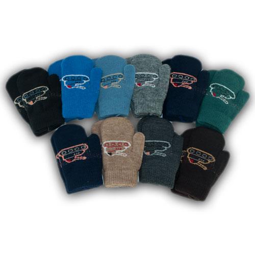 ОПТ Рукавиці утеплені дитячі, р. 13 (2-3 роки) (12 шт./набір), фото 1