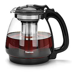 Заварювальний чайник 21.5х15.5х18см/2000мл з боросилікатного скла Fissman