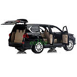 Машинка іграшка Lexus LX570 моделька металева колекційна 20 см Чорний (59198), фото 5