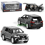 Машинка іграшка Lexus LX570 моделька металева колекційна 20 см Чорний (59198), фото 8