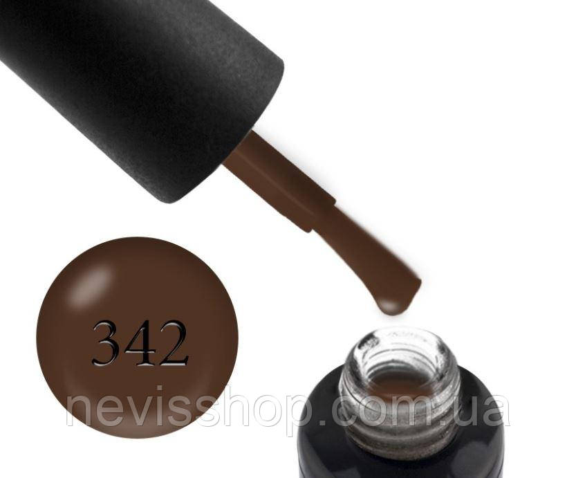 Гель-лак для нігтів Oxxi Professional 342 шоколадний, 10 мл