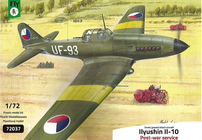 Пластикова модель 1/72 FLY 72037 радянський штурмовик ІЛ-10 післявоєний період, фото 1