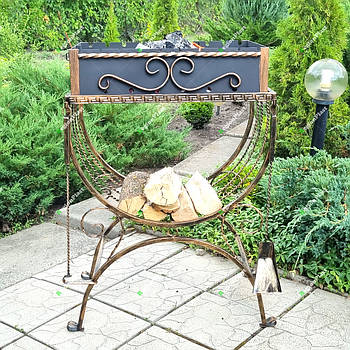 Кований мангал "Омега" (сталь 3 мм)