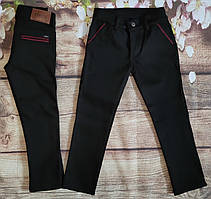 Штани, джинси на флісі для хлопчика 7-11 років (чорні 01) розд пр. Туреччина