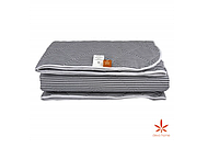 Конопляное полуторное одеяло Stripe DevoHome , 140х205
