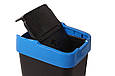 Відро для сміття з кришкою чорне 60л, Heidrun REFUSE Push&Up, 40*33*67см (HDR-1345E), фото 11
