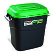 Бак-контейнер для сміття 75л EcoTayg (Іспанія)60*40,2 һ56см, з синьою кришкою і ручками (411021) пластиковий, фото 7