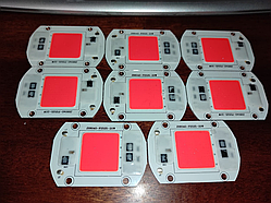 №56 LEd 20w красный Светодиод 20 ватт светодиодная матрица 20w с драйвером на борту