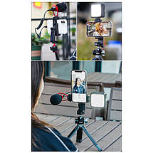 Тримач для телефона на штатив 1/4 Arca поворотний Ulanzi ST-22 / Кріплення для смартфона поворотне, фото 5