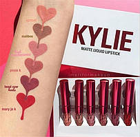 Набір матових рідких помад KYLIE MATTE LIQUID LIPSTICK 6 шт Оригінал! Made in U.S.A.