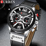 Годинник Curren TITANIUM Black-Silver з титановим корпусом 100% Оригінал!, фото 2