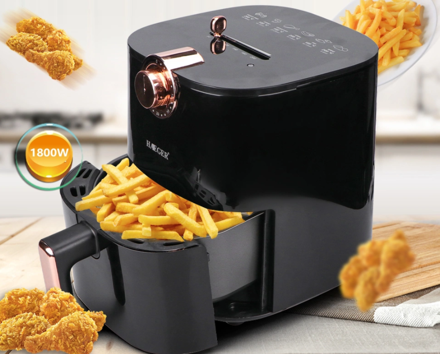 Аерогриль Мультипечь Аэрофритюрница електрична RAF R 5218, 3.5 л, 2000 Вт