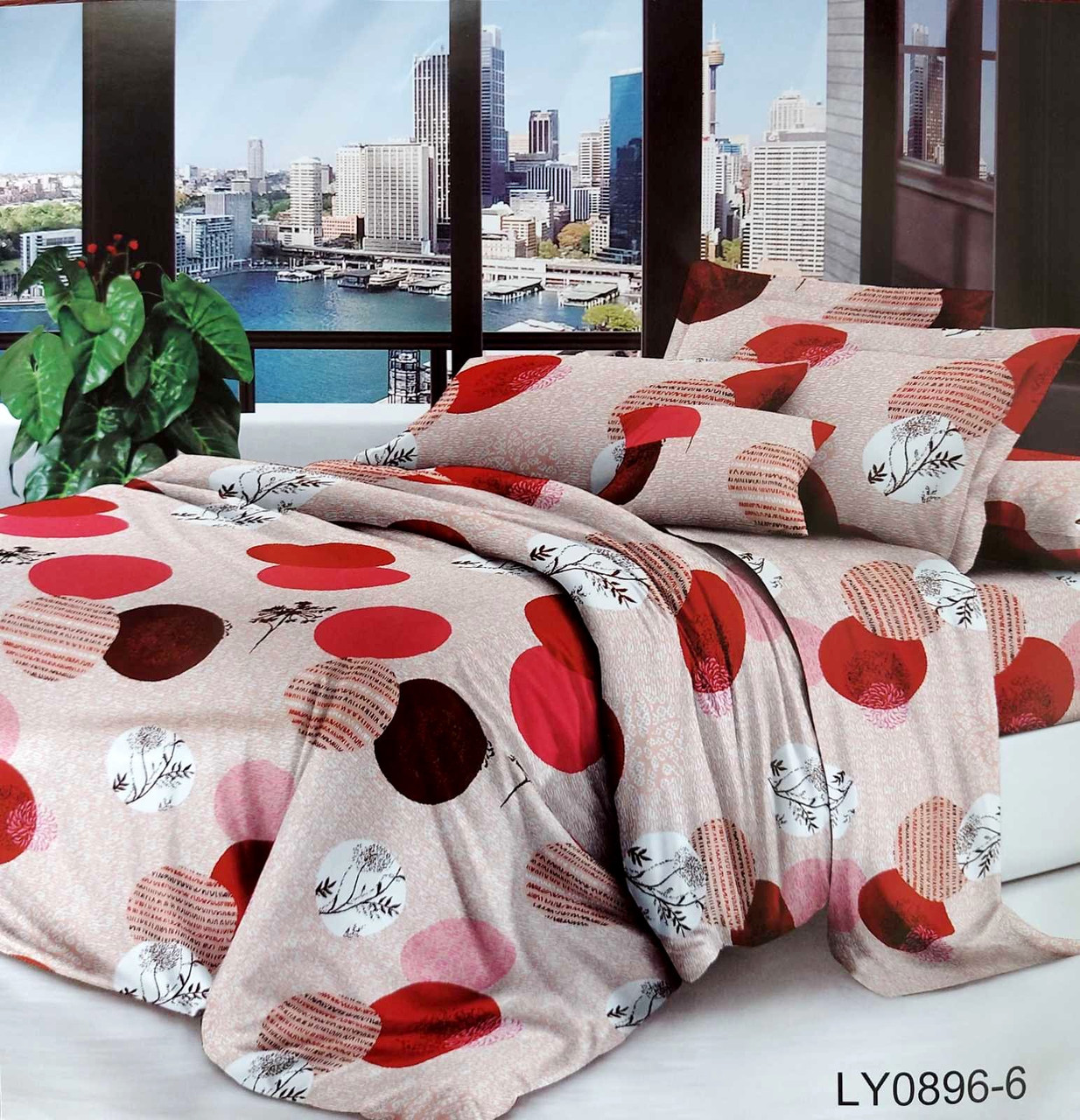 Простирадло Полікотон євро 220*215 "Кола"