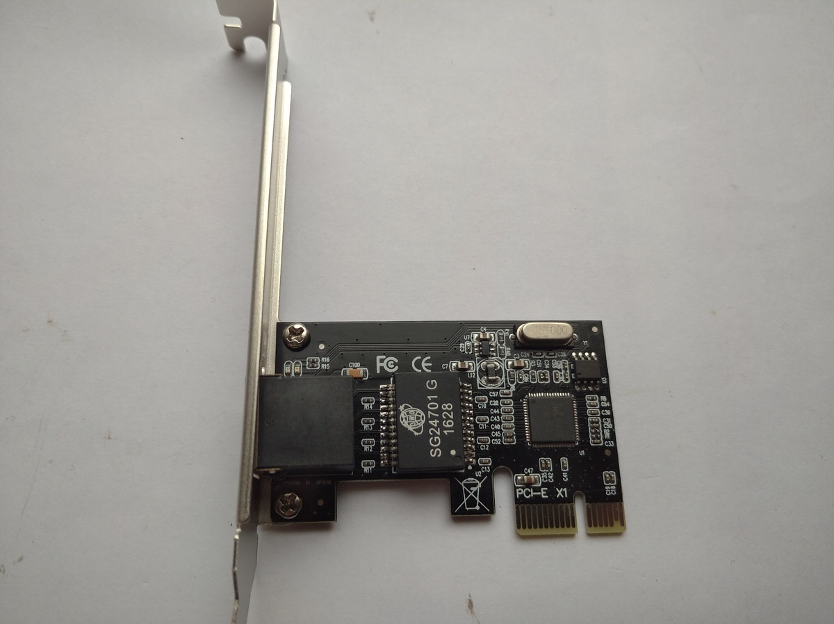 Сетевая Карта Realtek RTL8111E 100 М/бит Ethernet LAN PCI Express (PCI ...
