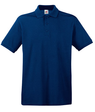 Чоловіча футболка поло темно-синя 218-32