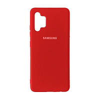 Samsung A32 A325 4G чехол микрофибра Silicone Cover red
