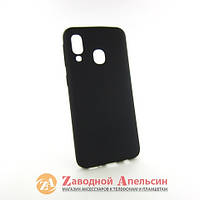 Samsung A40 A405 защитный чехол soft touch black