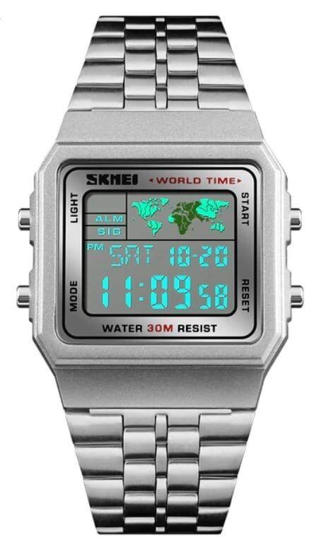 Чоловічі годинники Skmei 1338 World, фото 1