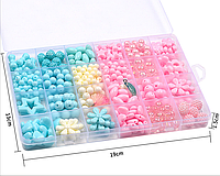 Детский набор для творчества Beads Set Бусины бисер кристаллы (26/10) Разноцветный
