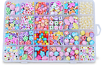 Детский набор для творчества Beads Set Бусины бисер кристаллы (26/14) Разноцветный