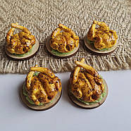 Лялькова їжа "Запечена курка" Hand Made Nestwood 1 шт, фото 8