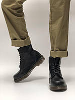Ботинки мужские кожаные Dr. Martens "Чёрные демисезон р 40;42