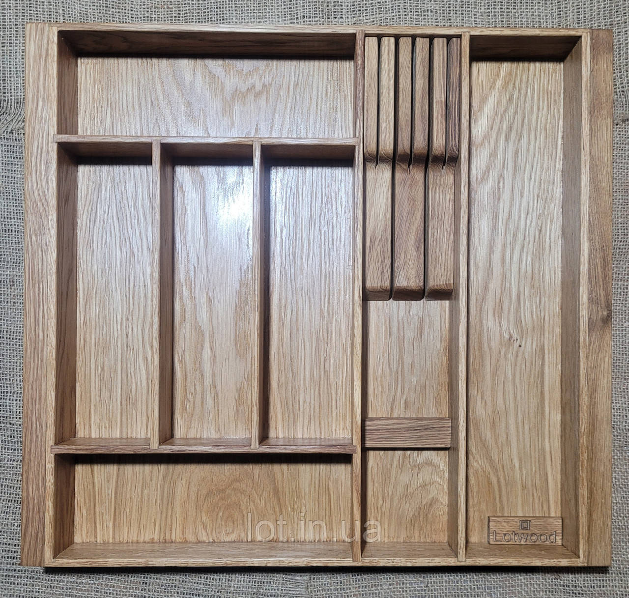 Лоток для столових приладів P 530.500 дубів