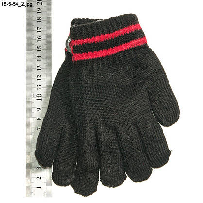 Оптом дитячі подвійні рукавички на 3 - 4 - 5 - 6 років для хлопчика (арт. 18-5-54), фото 2