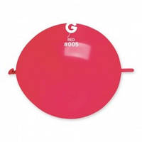 Латексна кругла куля лінколун тет-а-тет GL13 005 Gemar Пастель червоний, 13" 33 см